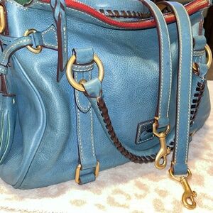 Gorgeous royal blue Florentino satchel
